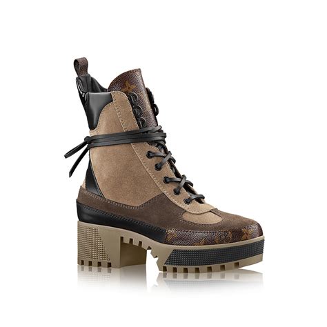 louis vuitton fake platform high boot|louis vuitton suede boots.